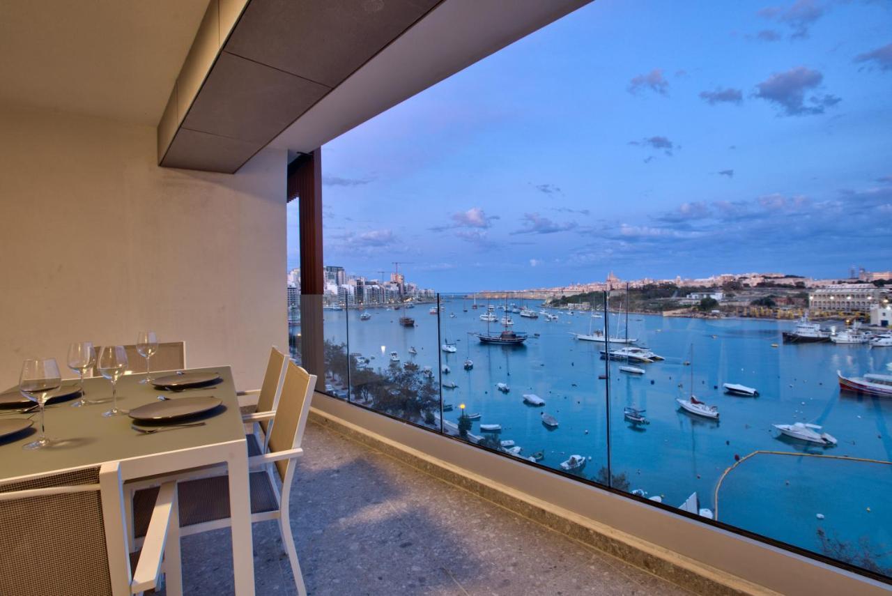 Sea Front Spacious Valletta Views Apartments سليمة المظهر الخارجي الصورة
