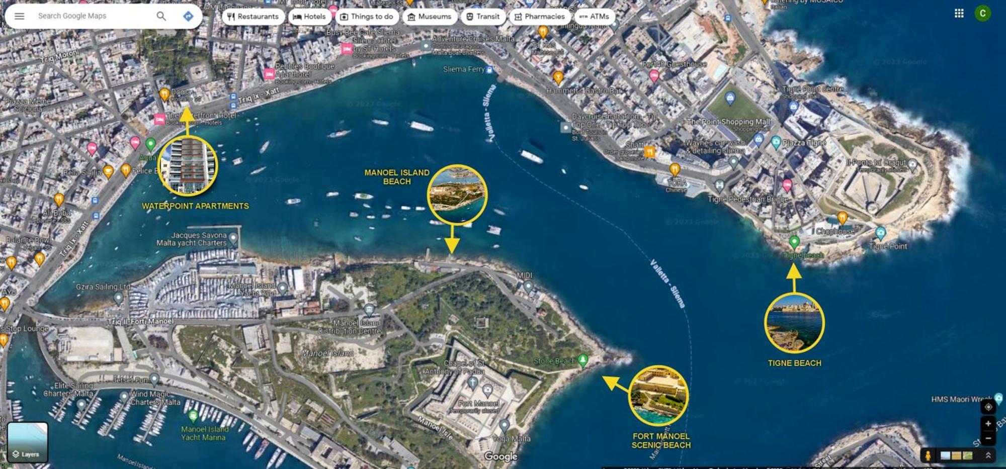 Sea Front Spacious Valletta Views Apartments سليمة المظهر الخارجي الصورة